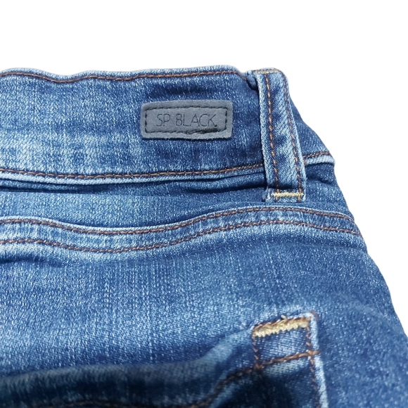 SP Black Women's Cutoff Jeans Shorts Size 27 - Picture 3 of 7